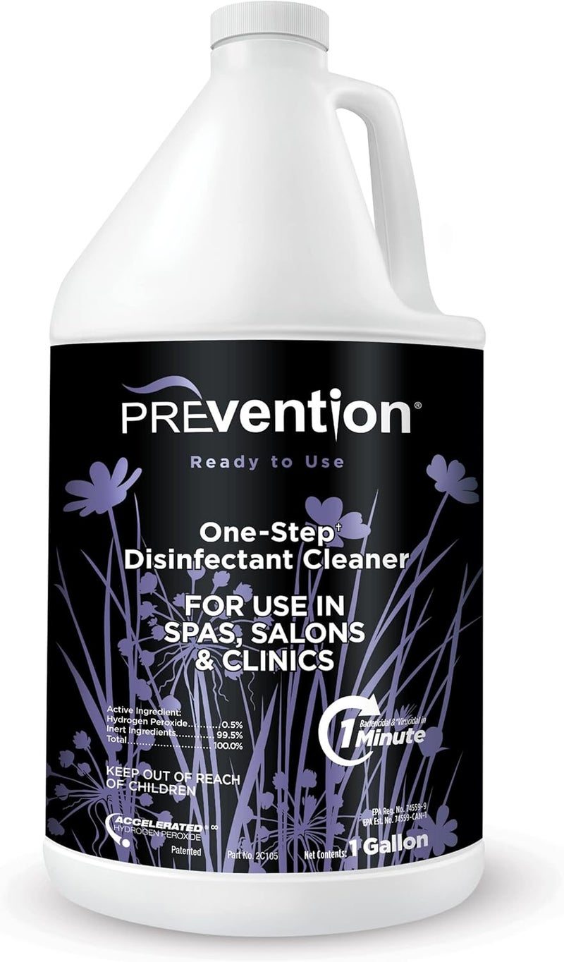 Prevention Ready-To-Use Disinfectant Cleaner – Surface Disinfecting & Cleaning Solution for Salons, Spas, Clinics – Hospital Grade, Gallon Refill – 1 Gallon (1 Pack) - Image 1